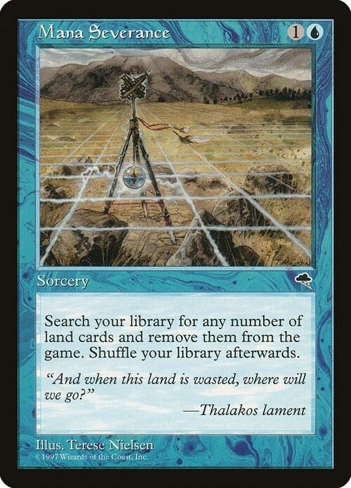 Mana Severance Card Front