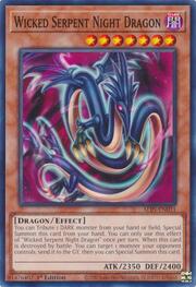 Drago Serpente Notturno Malvagio