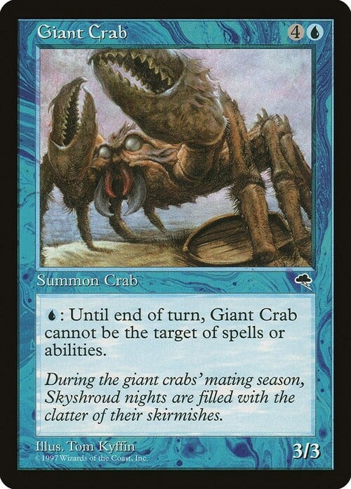 Giant Crab Card Front