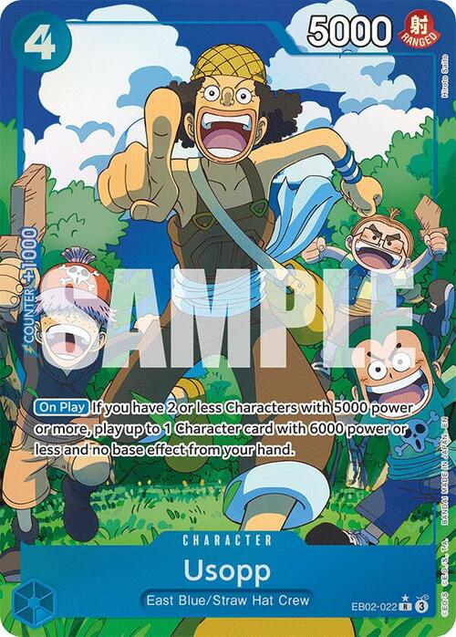 Usopp Card Front