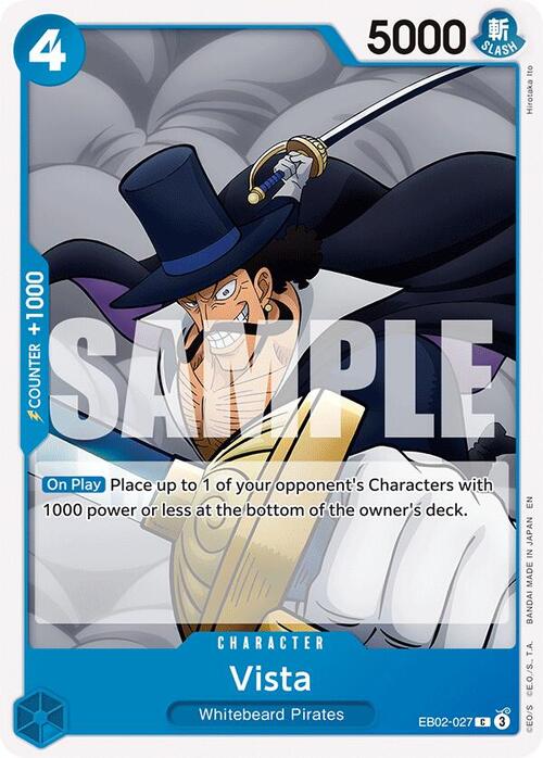 Vista Card Front