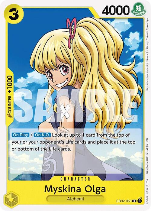 Myskina Olga Card Front