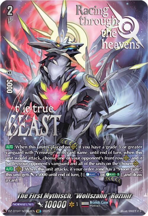 The First Mythisch, "Wolfszahn" Roztnir Card Front
