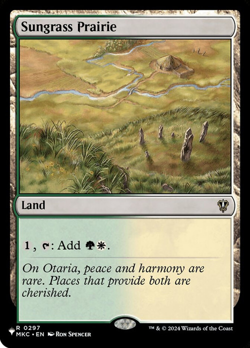 Sungrass Prairie Card Front