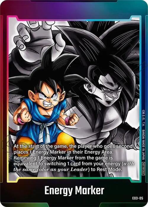 "Son Goku" Energy Marker Card Front