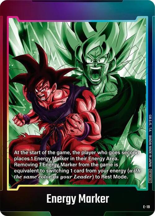 "Son Goku" Energy Marker Card Front
