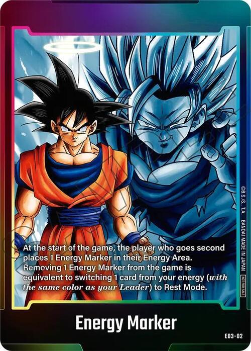 "Son Goku" Energy Marker Card Front