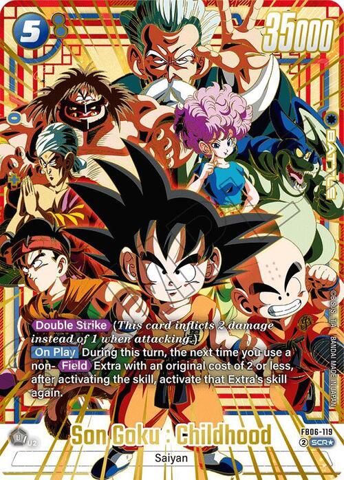 Son Goku : Childhood Card Front