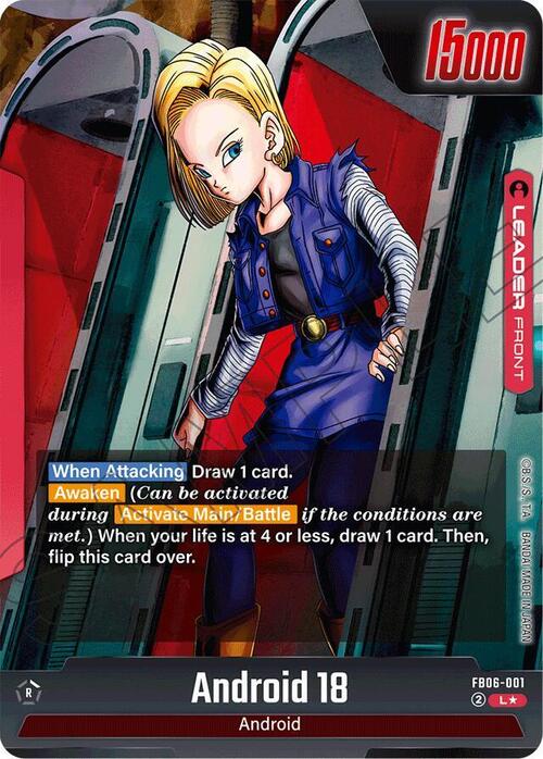 Android 18 Card Front