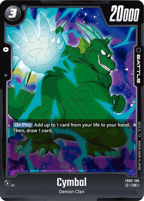 Cymbal Card Front