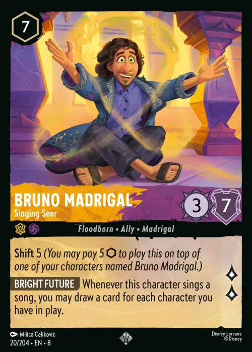 Bruno Madrigal - Singing Seer Card Front