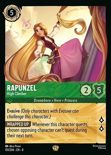 Rapunzel - High Climber Card Front