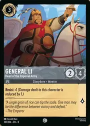 Generale Li - Comandante dell'Esercito Imperiale