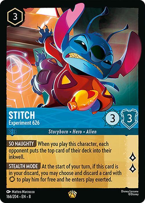 Stitch - Experiment 626 Card Front
