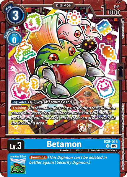 Betamon Card Front