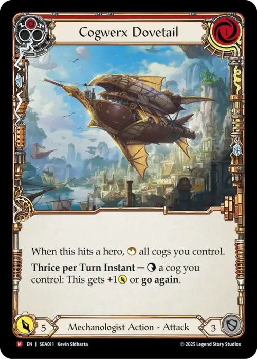 Cogwerx Dovetail Card Front