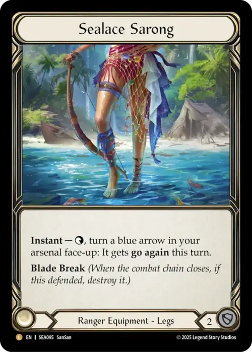 Sealace Sarong Card Front