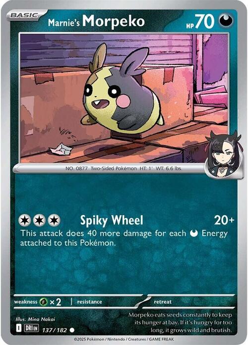 Marnie's Morpeko Card Front