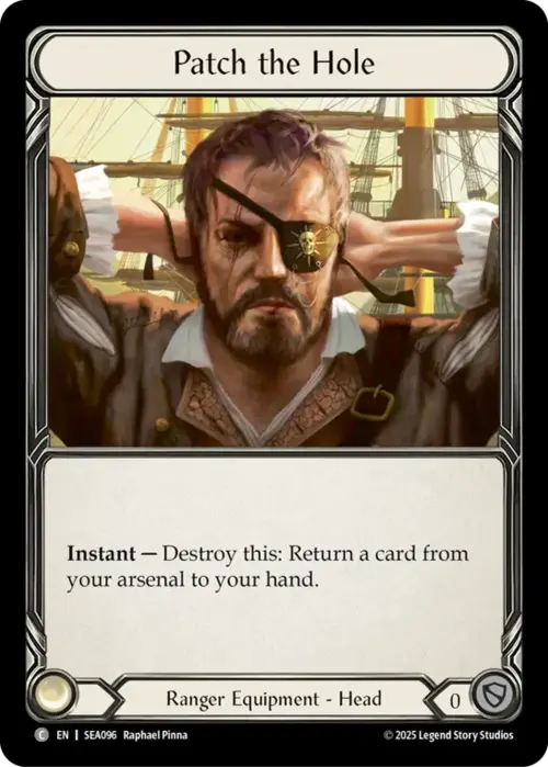 Patch the Hole Card Front
