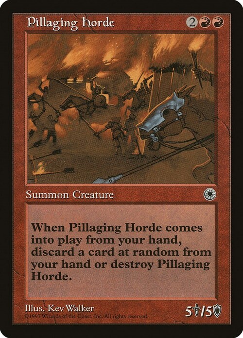 Pillaging Horde Card Front