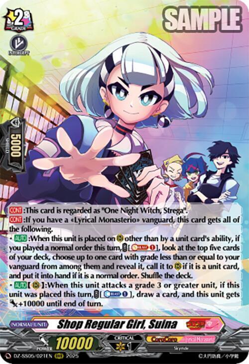 Shop Regular Girl, Suina Card Front
