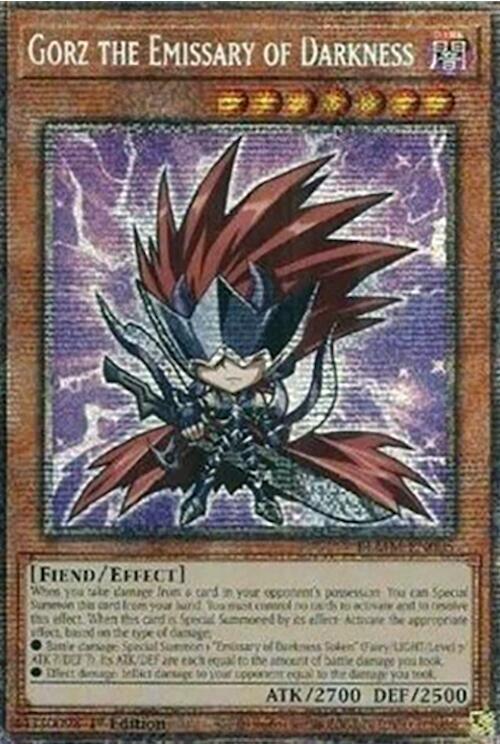 Gorz the Emissary of Darkness Card Front