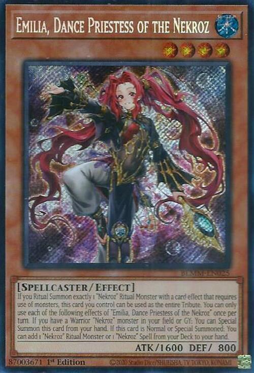 Emilia, Dance Priestess of the Nekroz Card Front