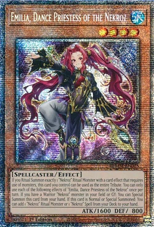 Emilia, Dance Priestess of the Nekroz Card Front