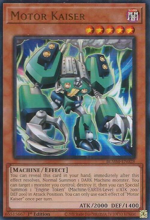 Motor Kaiser Card Front