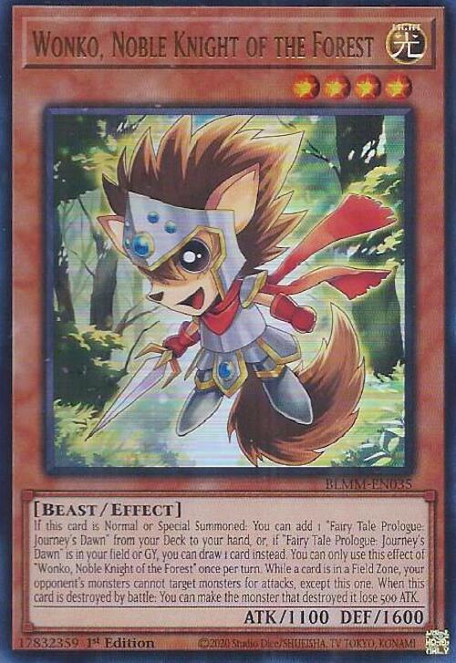Wonko, Noble Knight of the Forest Card Front