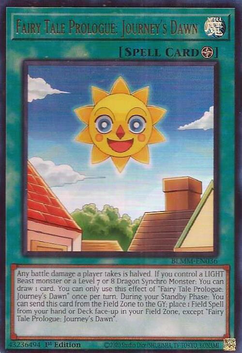 Fairy Tale Prologue: Journeys Dawn Card Front