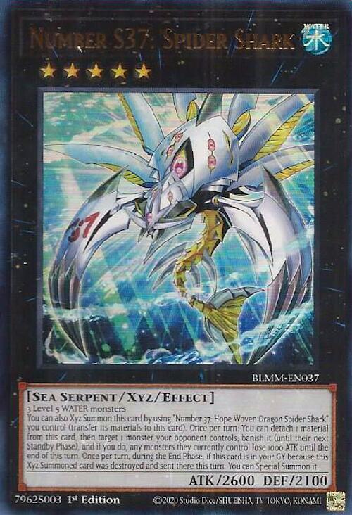 Number S37: Spider Shark Card Front