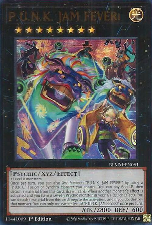 P.U.N.K. JAM FEVER! Card Front