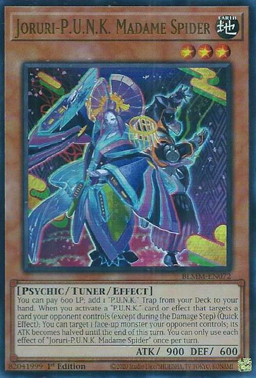 Joruri-P.U.N.K. Madame Spider Card Front