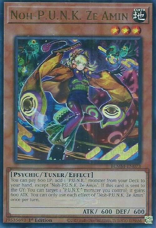 Noh-P.U.N.K. Ze Amin Card Front