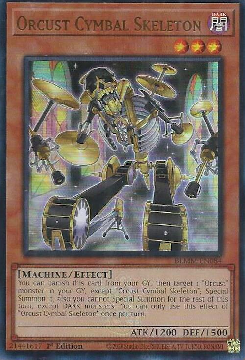 Orcust Cymbal Skeleton Card Front