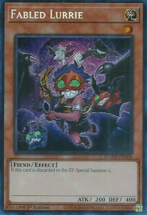 Fabled Lurrie Card Front
