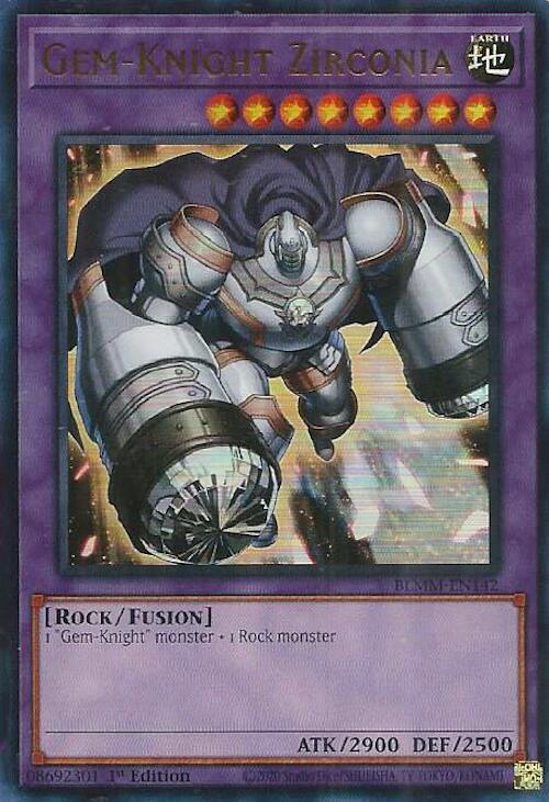 Gem-Knight Zirconia Card Front