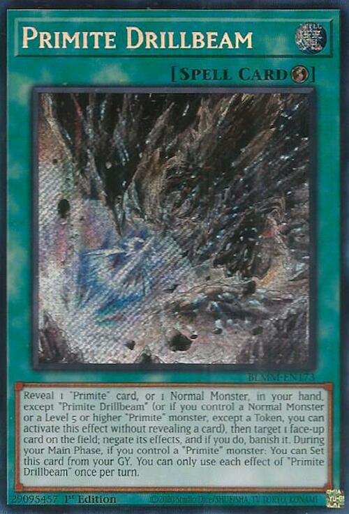 Primite Drillbeam Card Front