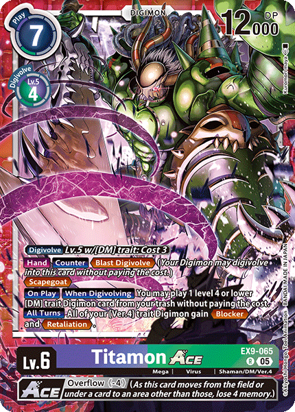 Titamon ACE Card Front