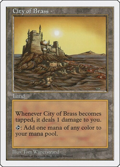 City of Brass Card Front