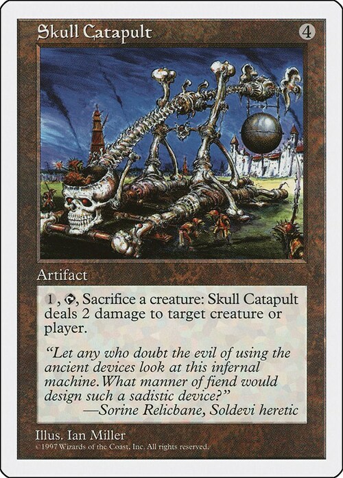 Skull Catapult Card Front