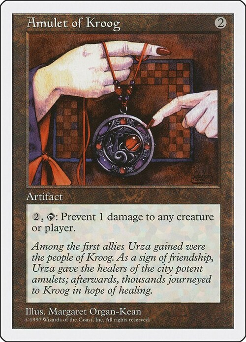 Amulet of Kroog Card Front