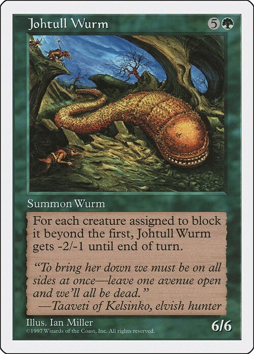 Johtull Wurm Card Front