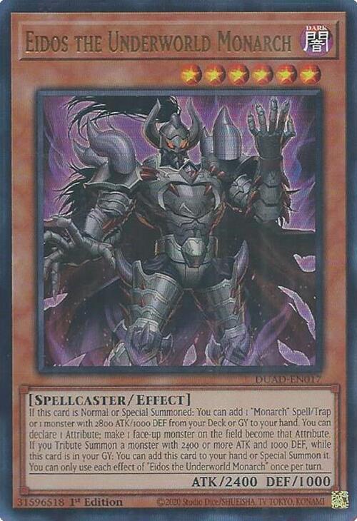 Eidos the Underworld Monarch Card Front