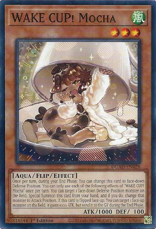 WAKE CUP! Mocha‎ Card Front
