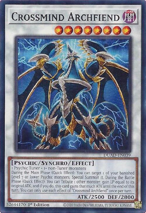 Crossmind Archfiend Card Front