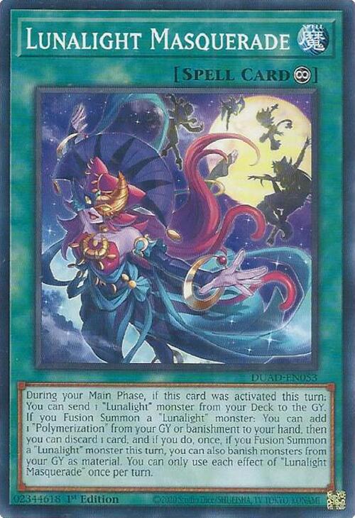 Lunalight Masquerade Card Front