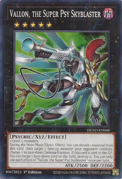Vallon, the Super Psy Skyblaster Card Front