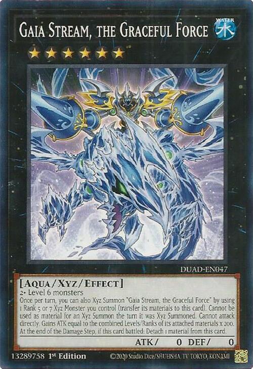 Gaia Stream, the Graceful Force Card Front